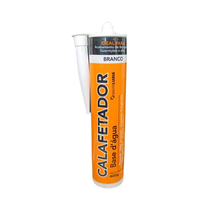 Calafetador Rodapé Branco Base D’Água Santa Luzia – 400 g